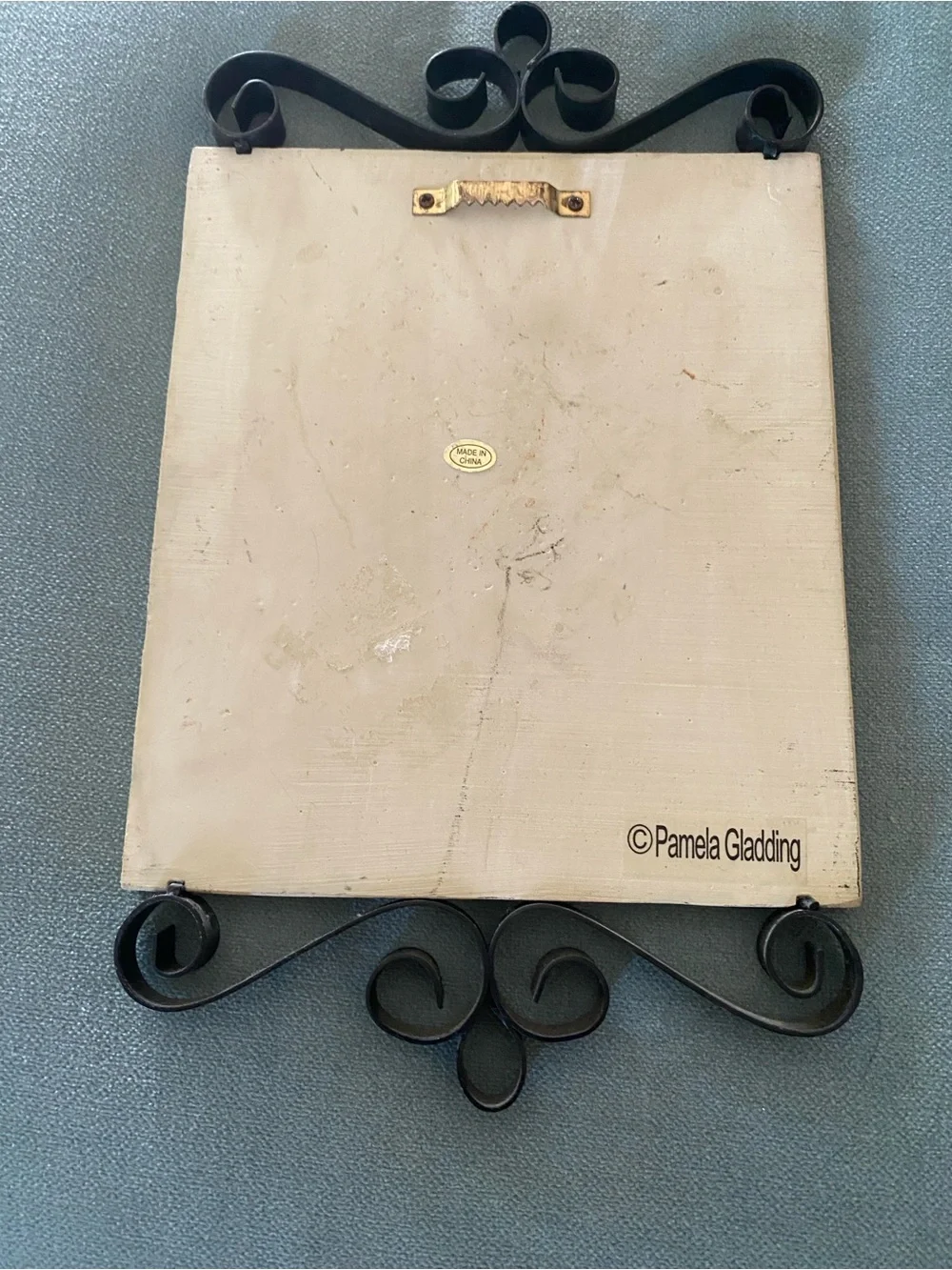 10x6”Pamela Gladding Santeny Winery Cafe Kitchen Bar Wall Hanging